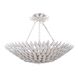 Broche 6 Light 24.5 inch Matte White Semi Flush Ceiling Light