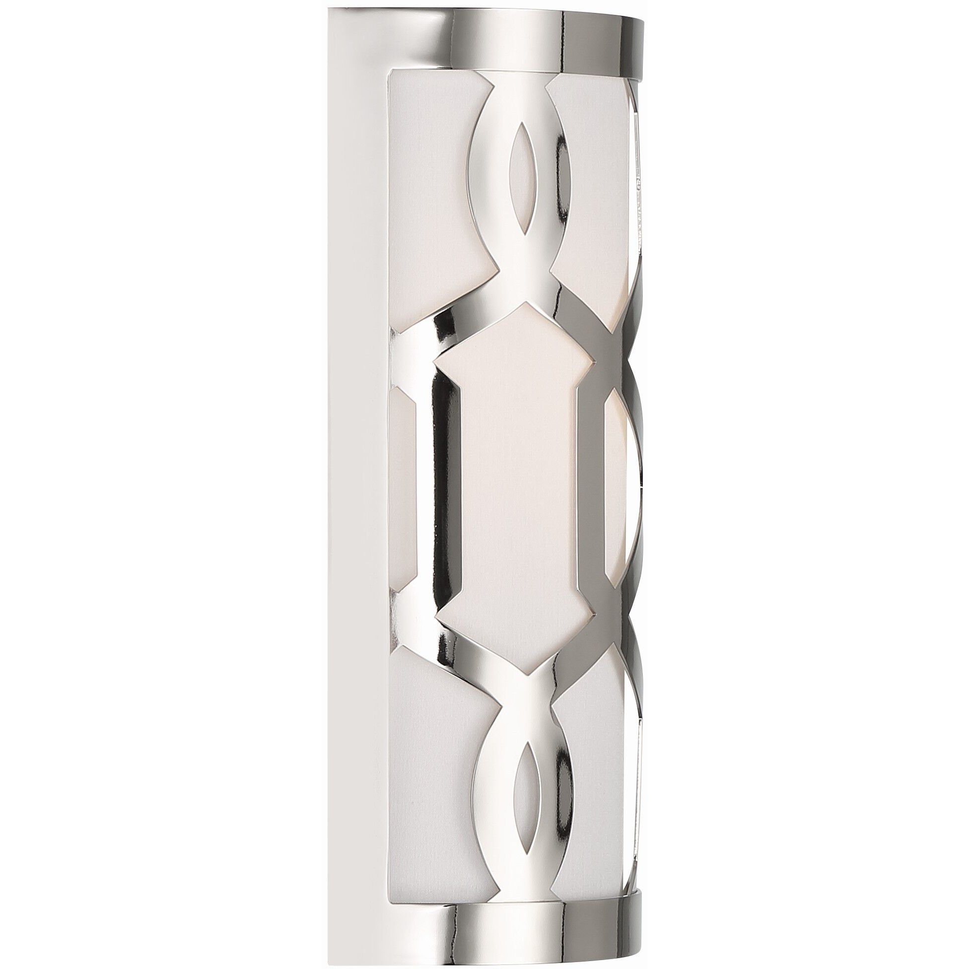 Jennings Bath Sconce Wall Light in Polished Nickel