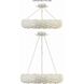 Broche 6 Light 24 inch Matte White Chandelier Ceiling Light