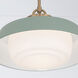 Xander 1 Light 16 inch Vibrant Gold Pendant Ceiling Light