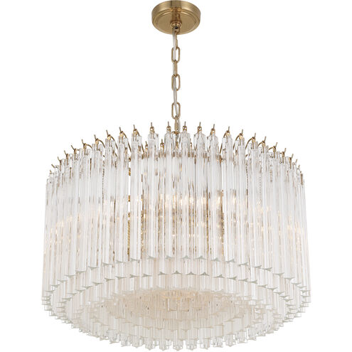 Lofton 7 Light 24 inch Aged Brass Chandelier Ceiling Light