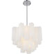 Addis 4 Light 17.75 inch Polished Chrome Mini Chandelier Ceiling Light in White