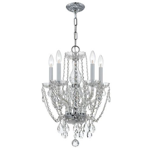 Traditional Crystal 5 Light 14.00 inch Chandelier