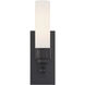 Wilcox Bath Sconce Wall Light in Matte Black