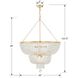 Rylee 12 Light 32 inch Antique Gold Chandelier Ceiling Light