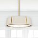 Fulton 6 Light 24 inch Antique Gold Chandelier Ceiling Light