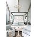 Paris Market 6 Light 28 inch Antique White Chandelier Ceiling Light in Clear Spectra