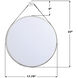 Callahan 23 X 17.75 inch Polished Nickel Mirror