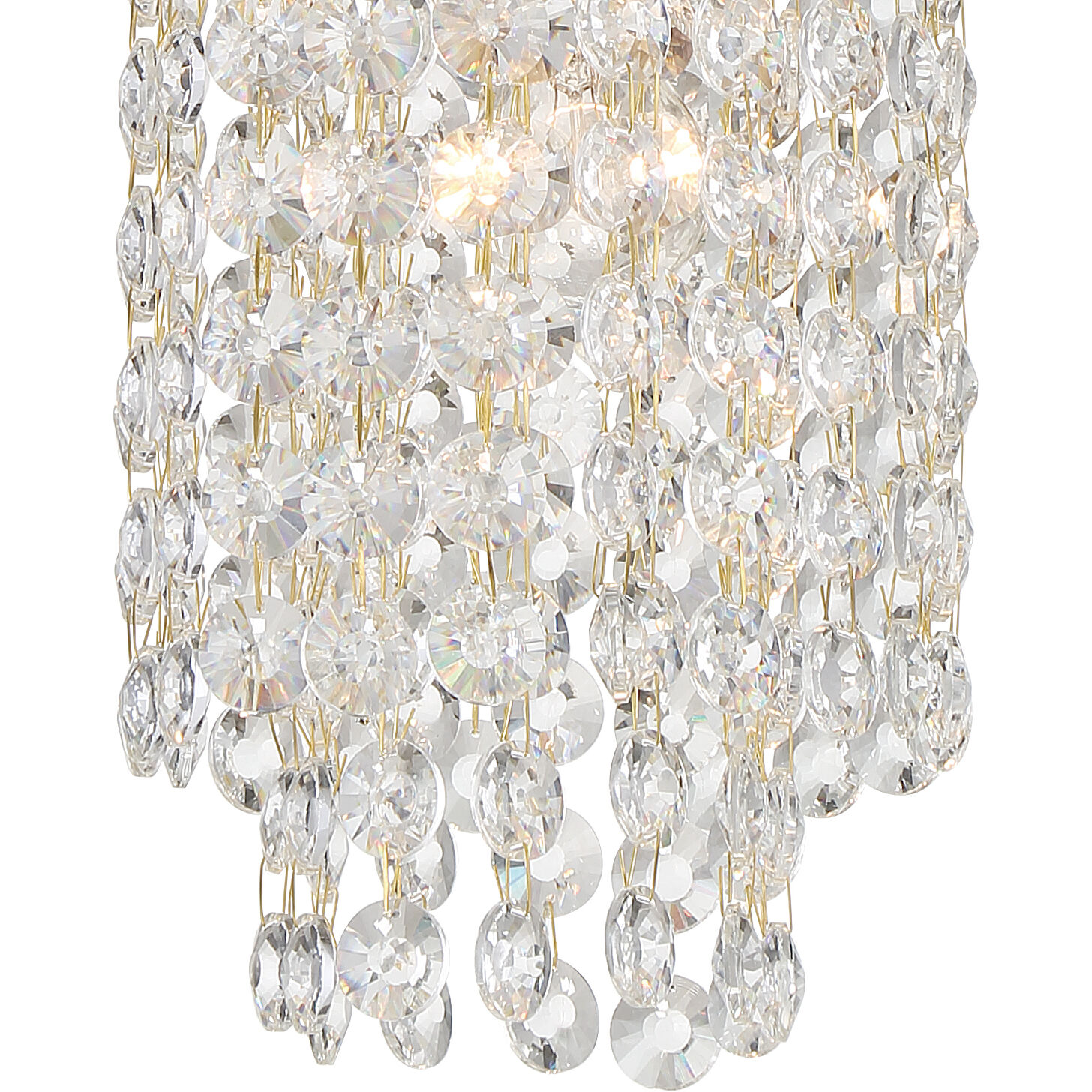 Gabrielle 1 Light 7 inch Antique Gold Chandelier Ceiling Light