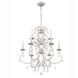 Ashton 9 Light 25.5 inch Olde Silver Chandelier Ceiling Light in Clear Hand Cut