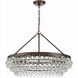 Calypso 6 Light 30 inch Vibrant Bronze Chandelier Ceiling Light
