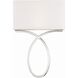 Brinkley Bath Wall Light in Polished Nickel