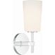 Colton 1 Light 6.5 inch Polished Chrome Bathroom Vanity Light Wall Light