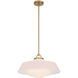 Xander 3 Light 20 inch Vibrant Gold Pendant Ceiling Light