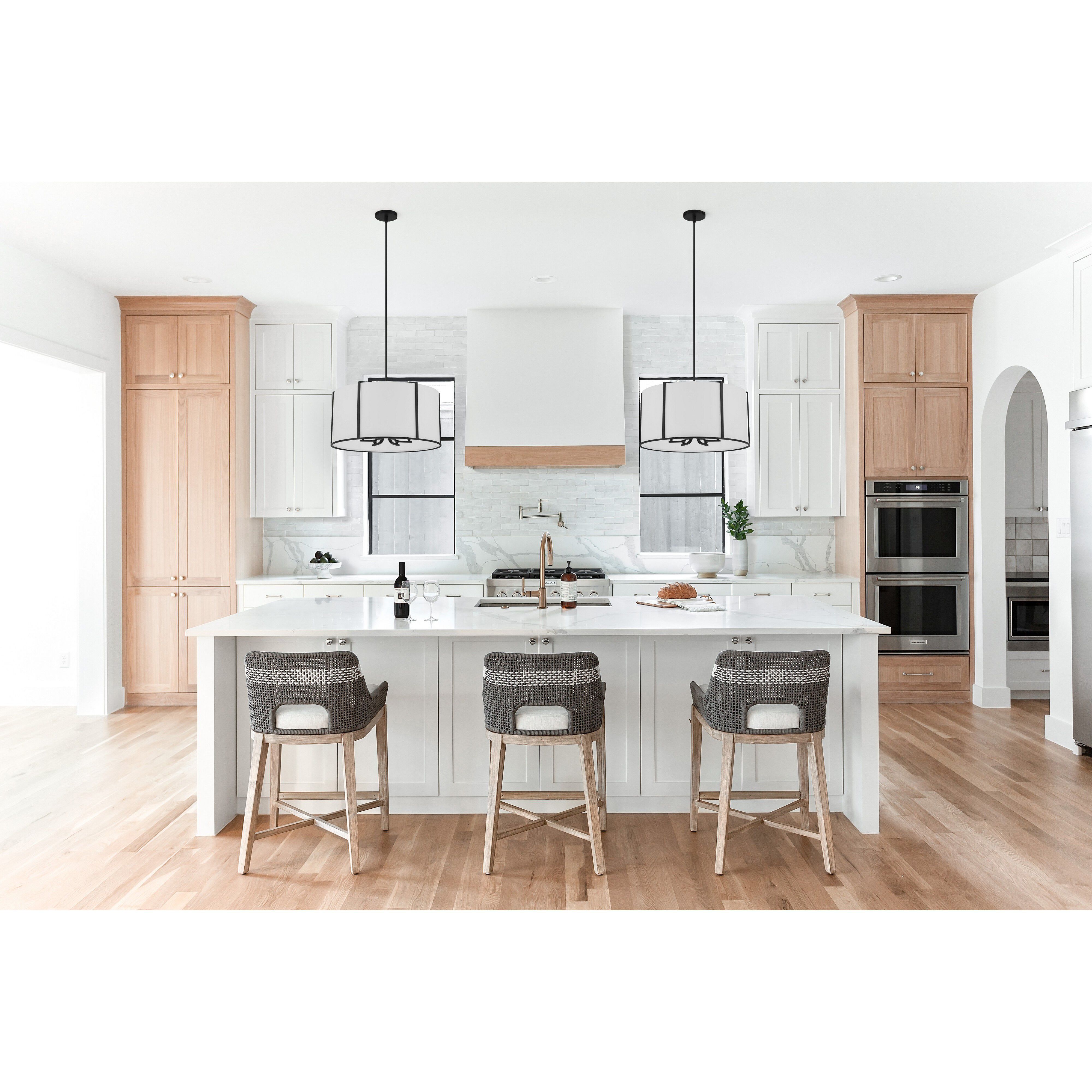 Carlyn 6 Light 24 inch Black Chandelier Ceiling Light