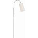 Alexa 13.25 inch 100.00 watt Polished Nickel Task Sconce Wall Light