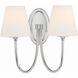 Juno Bath Wall Light in Polished Nickel
