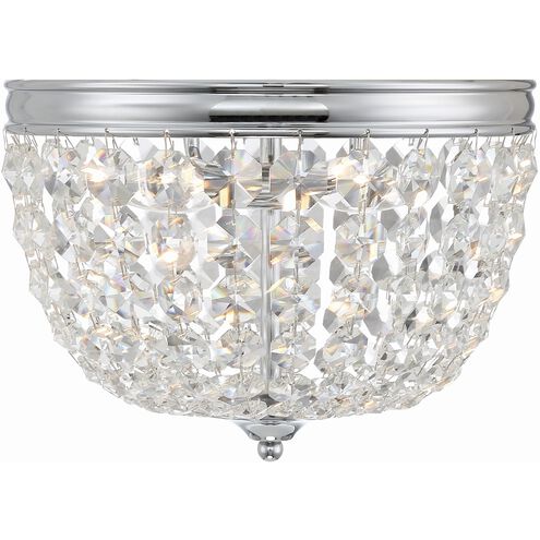 Nola 2 Light 11.5 inch Polished Chrome Flush Ceiling Light