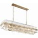 Hayes 16 Light 50 inch Aged Brass Chandelier Ceiling Light