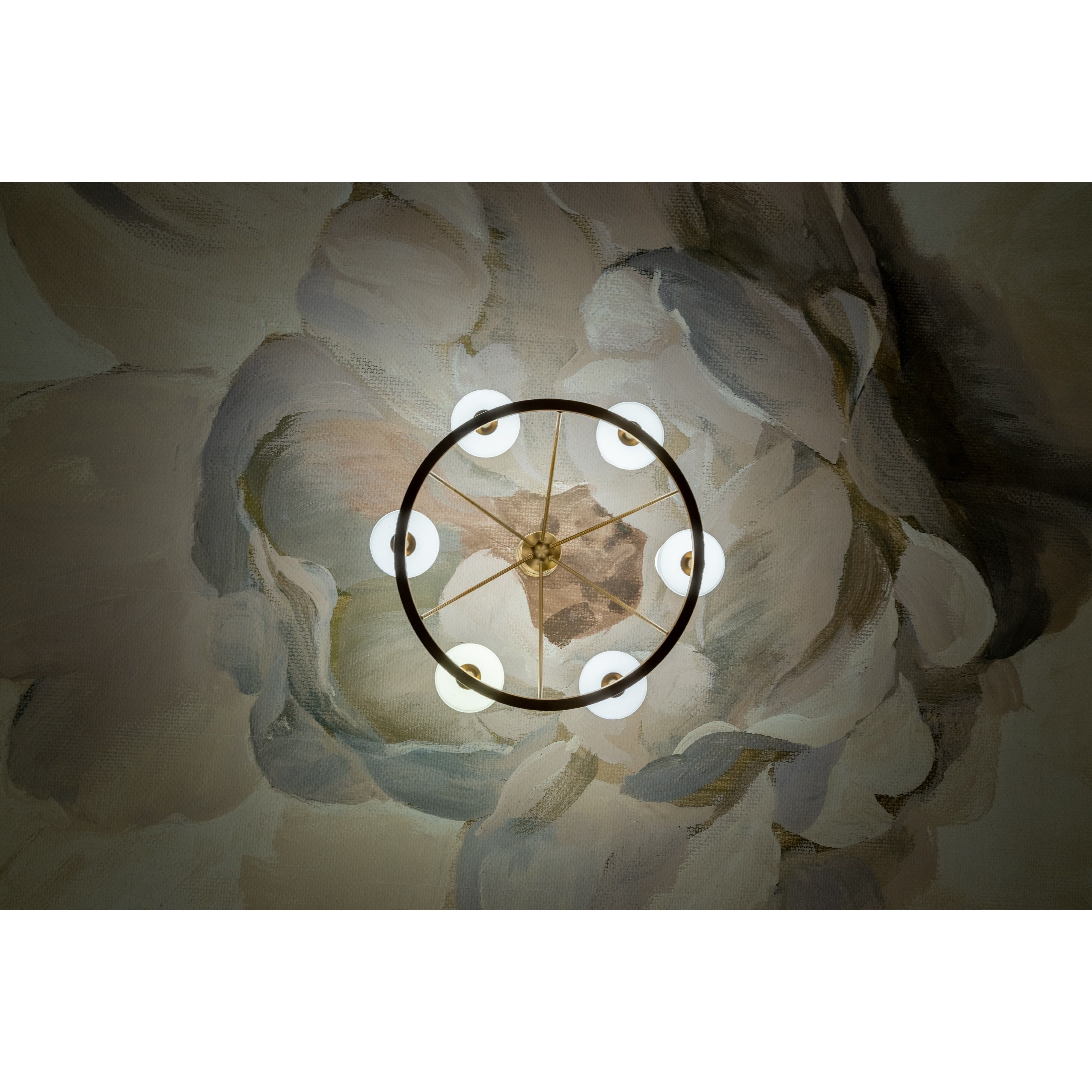 Keenan 6 Light 31.25 inch Vibrant Gold Chandelier Ceiling Light