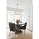 Broche 6 Light 24 inch Antique Gold Chandelier Ceiling Light