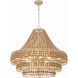 Silas 8 Light 30 inch Burnished Silver Chandelier Ceiling Light
