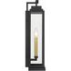 Aspen 2 Light 19 inch Matte Black Outdoor Sconce