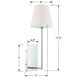 Lena Bath Sconce Wall Light in Chrome