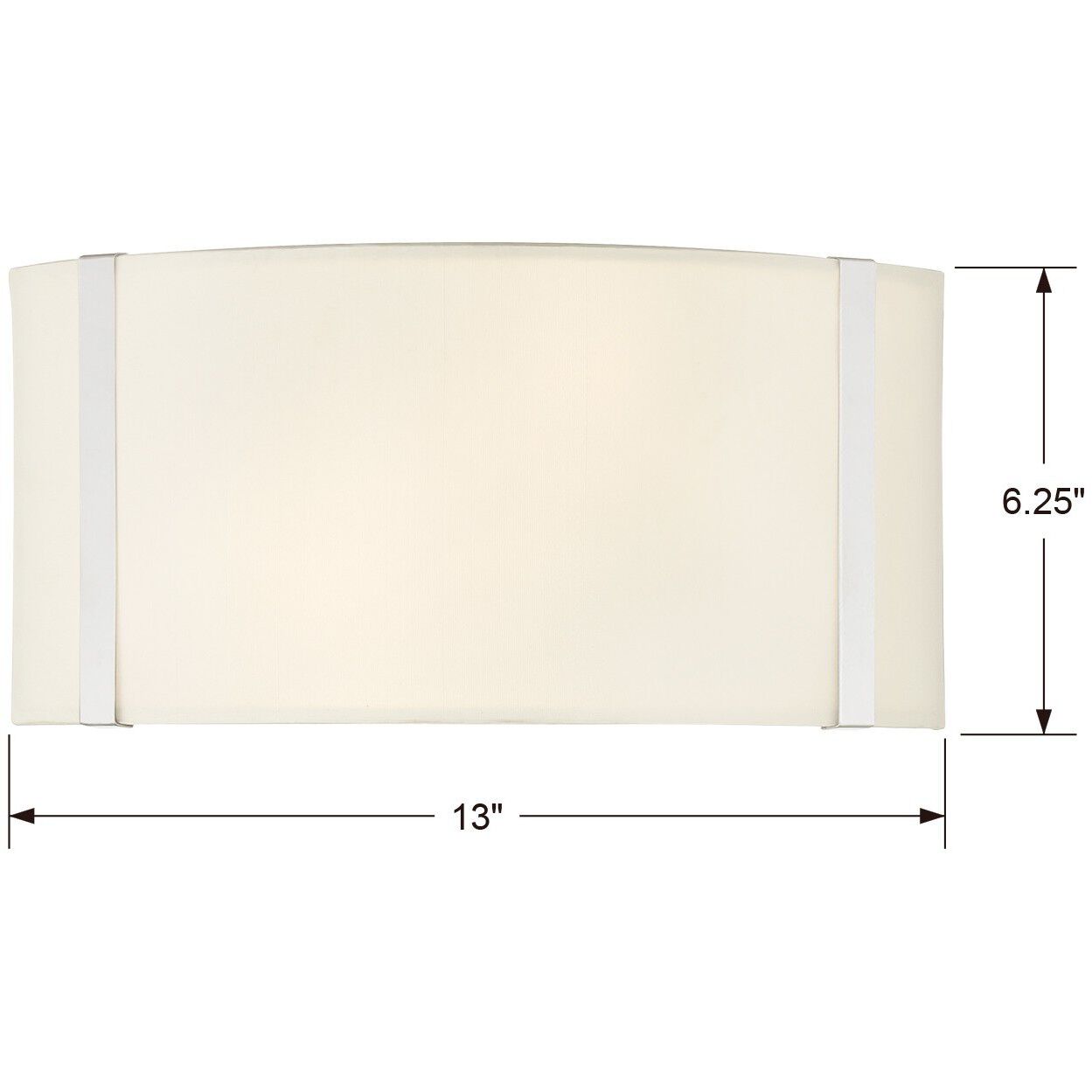 Fulton 2 Light 13 inch Polished Nickel ADA Sconce Wall Light