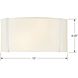 Fulton 2 Light 13 inch Polished Nickel ADA Sconce Wall Light