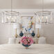 Carson 6 Light 28 inch Polished Nickel Chandelier Ceiling Light