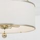 Broche 8 Light 29 inch Antique Silver Chandelier Ceiling Light