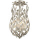 Broche 3 Light 9.50 inch Semi-Flush Mount