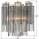 Addis 2 Light 14.5 inch Aged Brass Bath Vanity Light Wall Light in Smoke