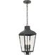 Dumont 3 Light 9.25 inch Graphite Pendant Ceiling Light