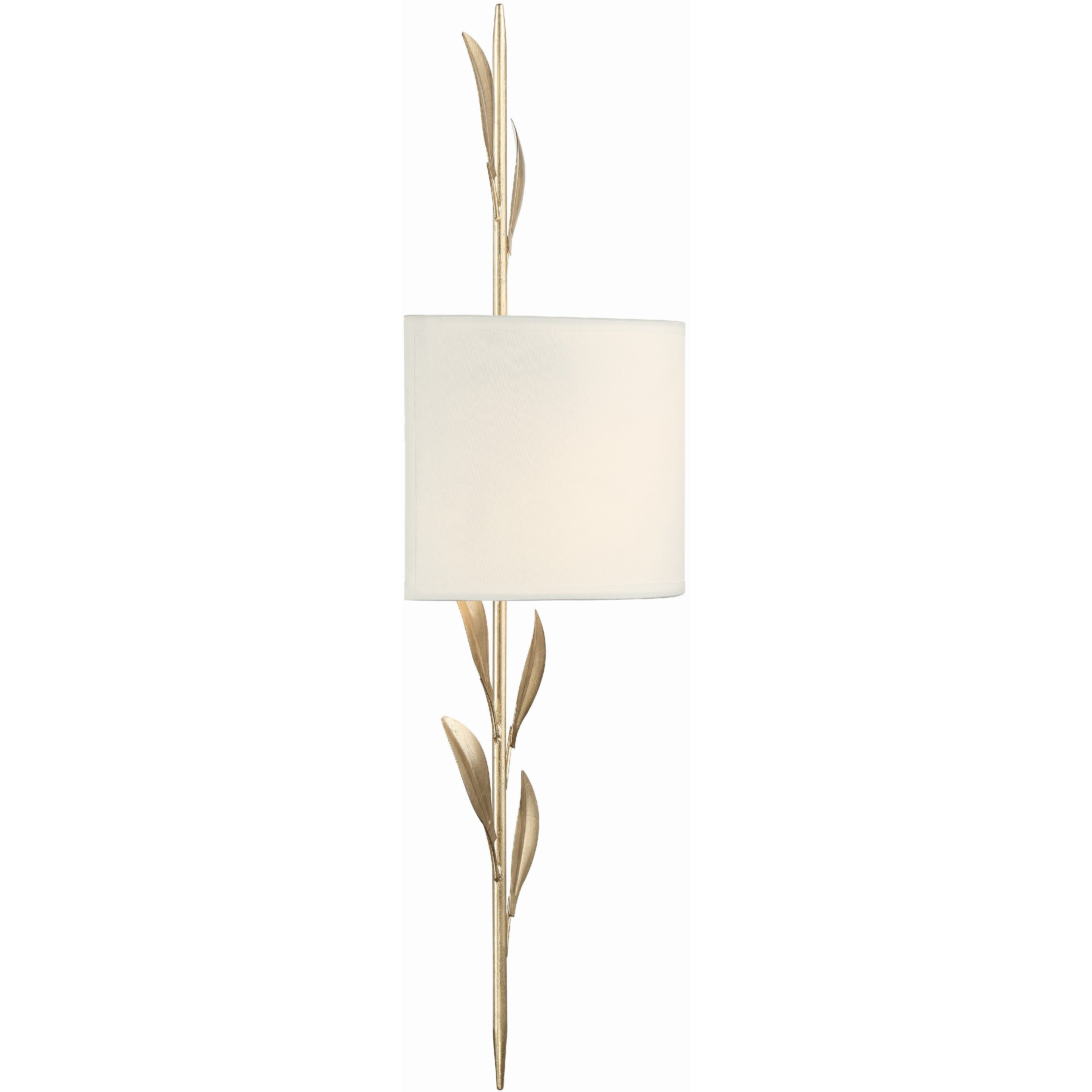 Broche Sconce Wall Light in Antique Gold