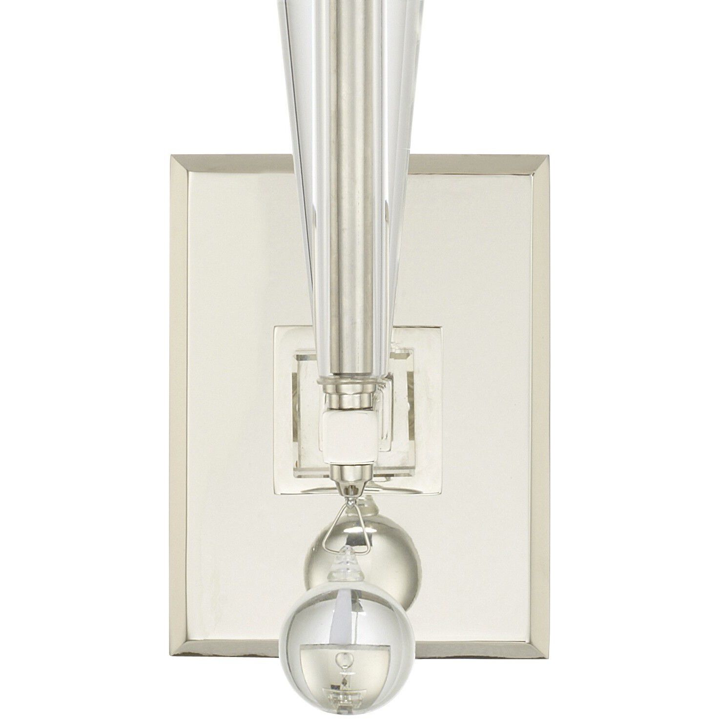 Paxton Sconce Wall Light in Polished Nickel
