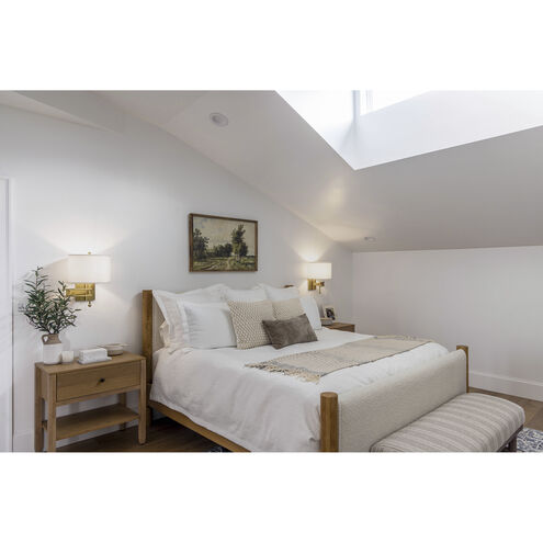 Marshall 20.5 inch 60.00 watt Aged Brass Task Sconce Wall Light