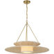 Juniper 1 Light 29.5 inch Soft Gold Chandelier Ceiling Light