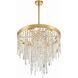 Winfield 6 Light 24 inch Antique Gold Chandelier Ceiling Light
