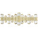 Bolton 3 Light 25.25 inch Aged Brass Bathroom Vanity Light Wall Light