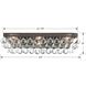 Calypso Bath Vanity Light Wall Light in Vibrant Bronze