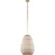 Zanzibar 3 Light 16 inch Soft Gold Pendant Ceiling Light