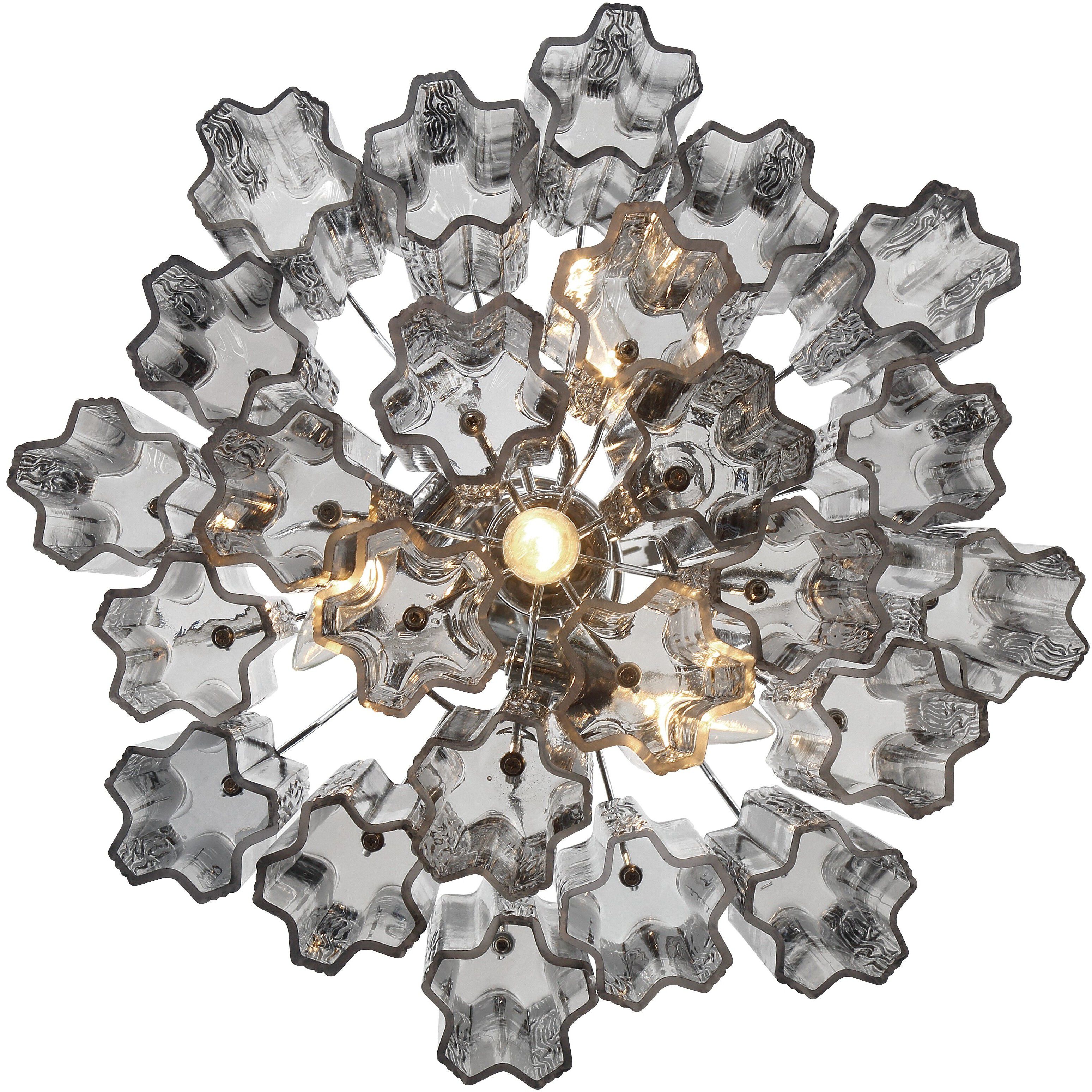 Crystorama ADD-300-CH-SM Addis 4 Light 17.75 inch Polished