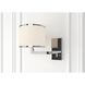 Madison 21.25 inch 60.00 watt Polished Nickel Task Sconce Wall Light