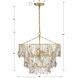 Elsa 3 Light 20 inch Antique Gold Chandelier Ceiling Light