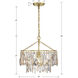 Elsa 1 Light 15 inch Antique Gold Pendant Ceiling Light