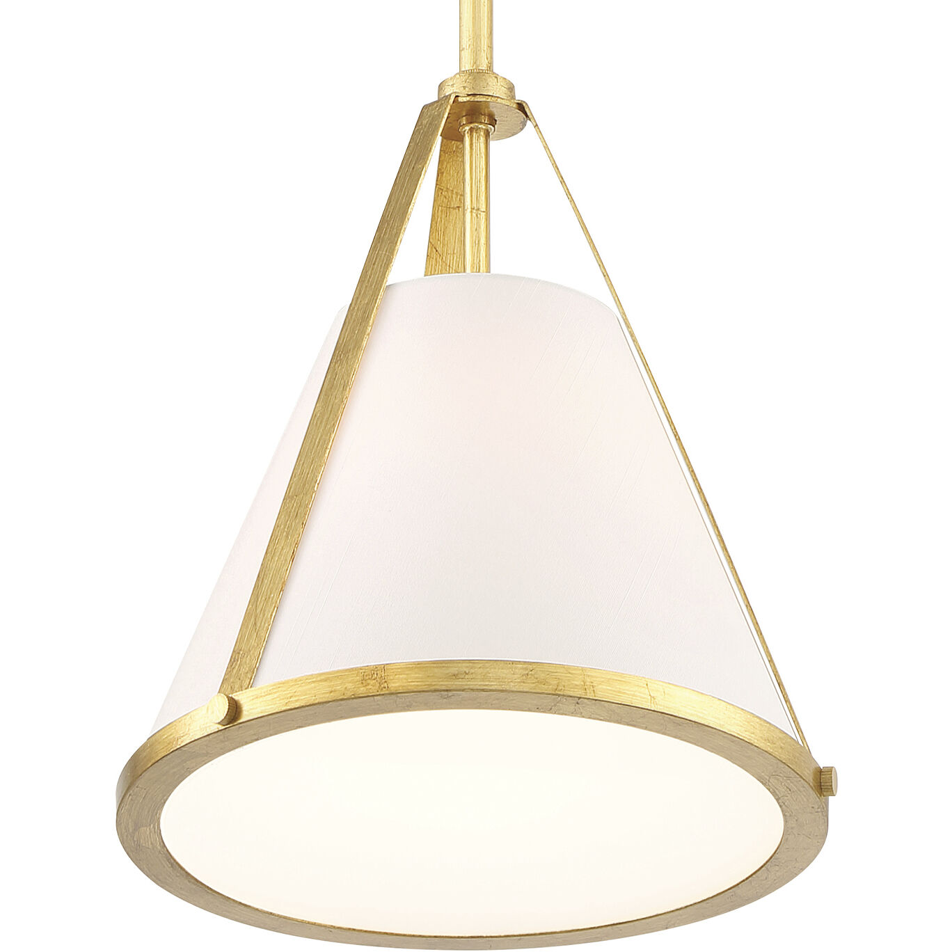 Fulton 1 Light 9.25 inch Antique Gold Mini Pendant Ceiling Light