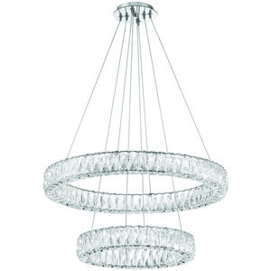 Kinsley 1 Light 28 inch Polished Chrome Pendant Ceiling Light