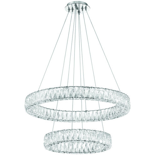 Kinsley 1 Light 28 inch Polished Chrome Pendant Ceiling Light